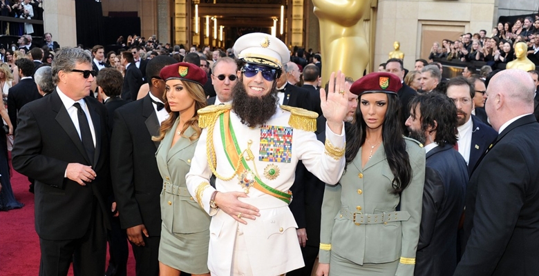 Sacha Baron Cohen Oscars Dictator Borat Ali G