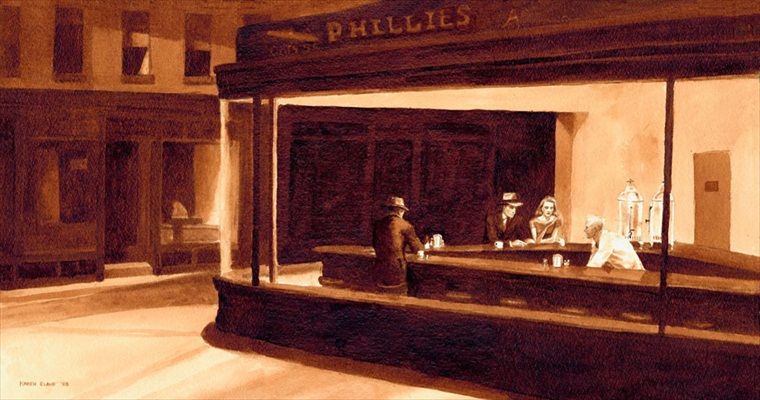 Karen Eland, 'Nighthawks'.