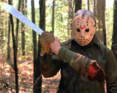 friday 13th jason holding arm