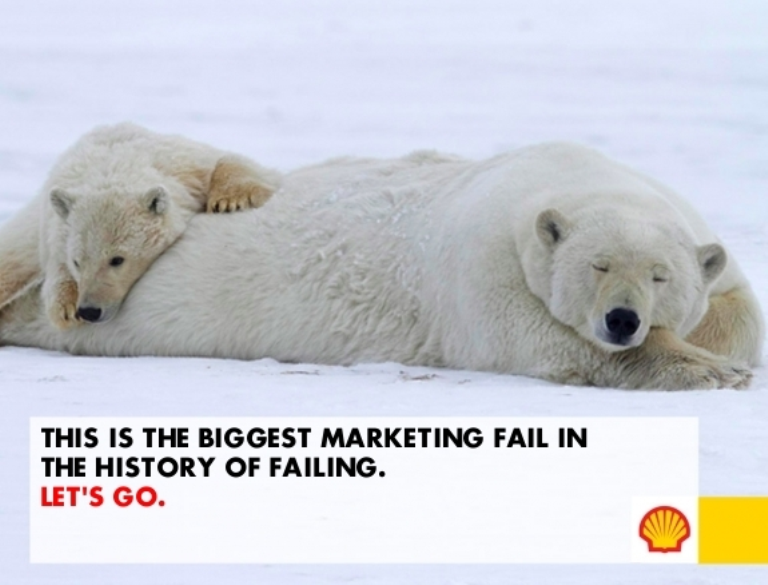 Shell PR disaster advert created