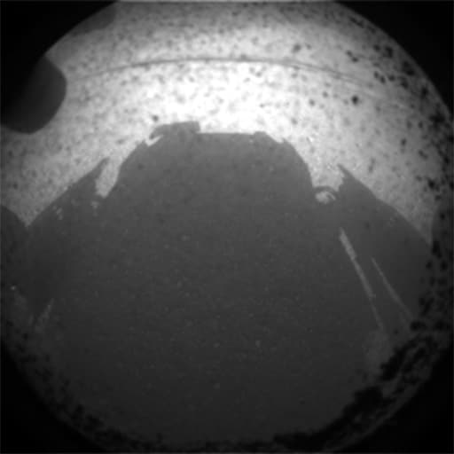 Curiosity first image