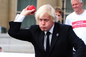 Boris enjoying himself with a red ball.