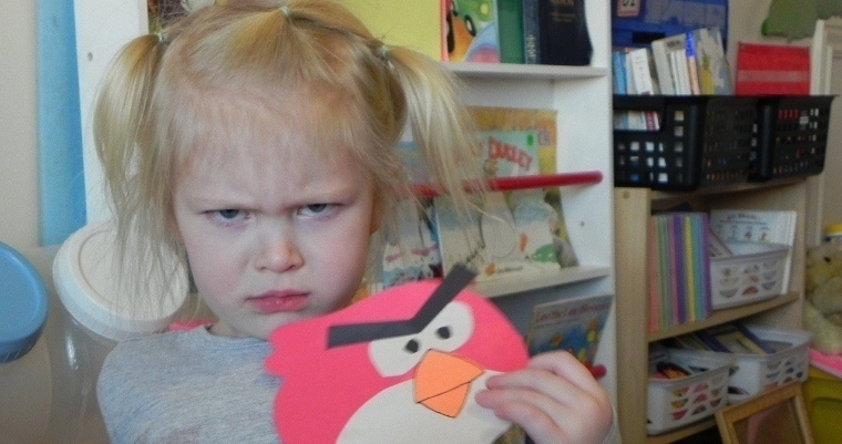 angry girl