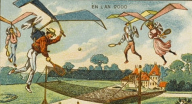 flying tennis