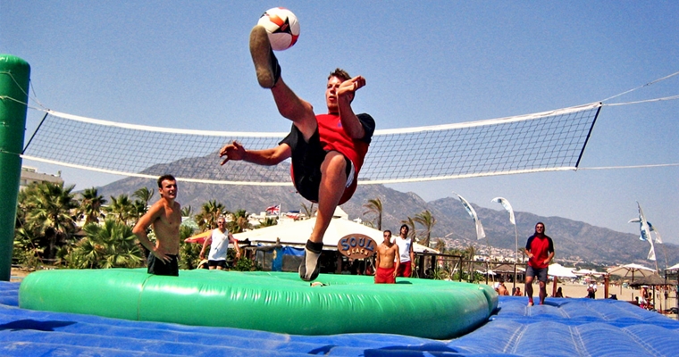 Bossaball - Overhead Kick