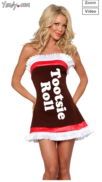Sexy Halloween Costume Tootsie Roll