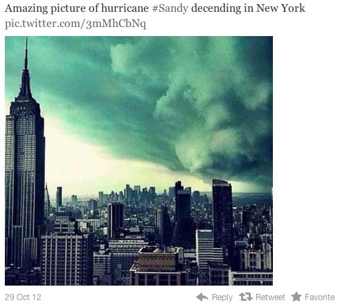 fake hurricane sandy 4