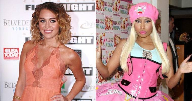 miley cyrus nicki minaj featured