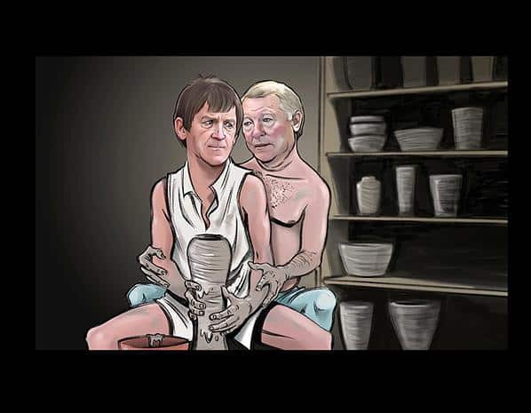 Sexy Managers Calendar Dalglish Ferguson