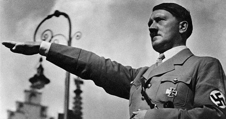 Adolf Hitler Saluting, 1934