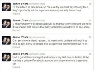 Jamie O Hara Twitter Screengrab 6