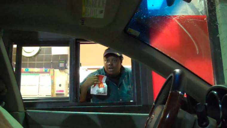 Invisible Driver Drive Thru Prank