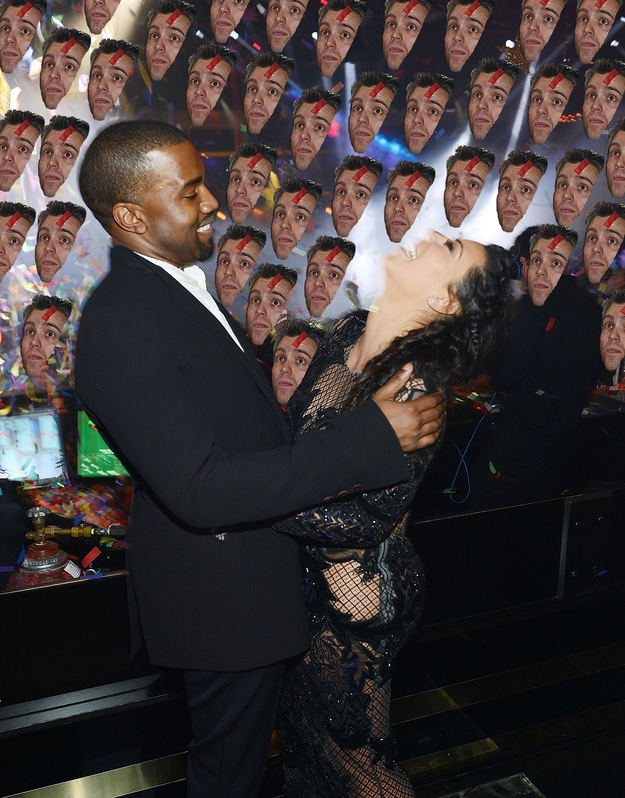 Kanye West Kim Kardashian NYE Photobomb 4