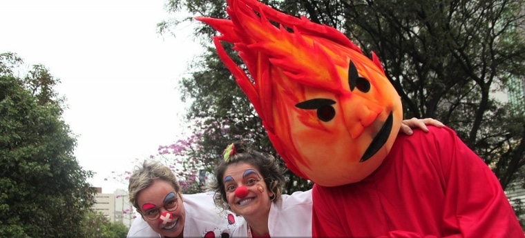 flame mascot