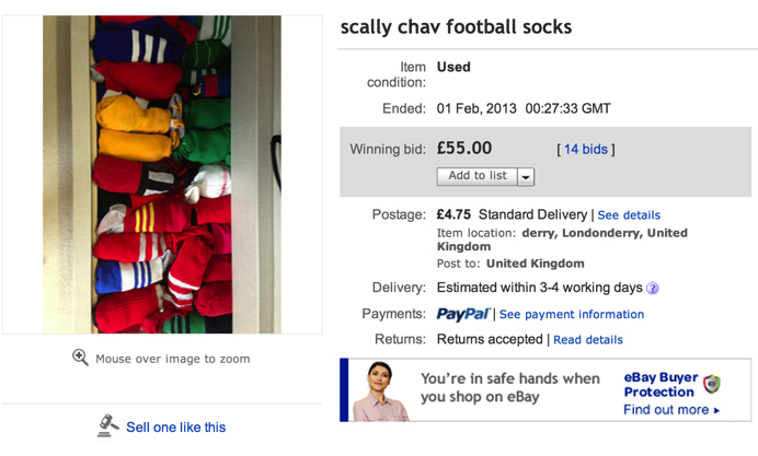 Scally Socks Making Big Bucks