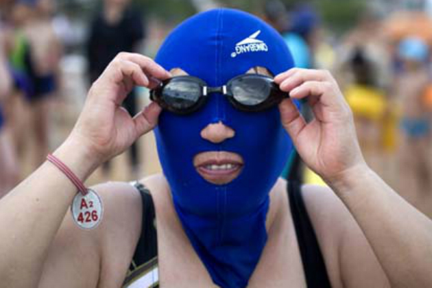 Blue Facekini