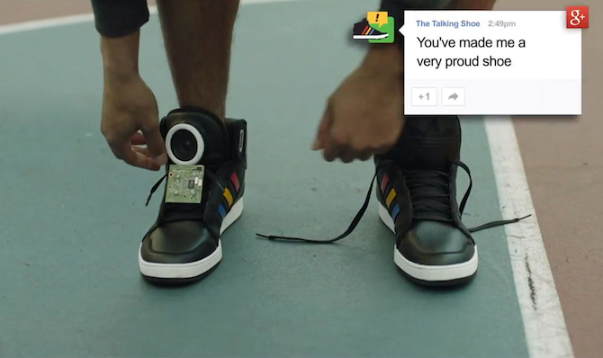 Google Talking Shoes