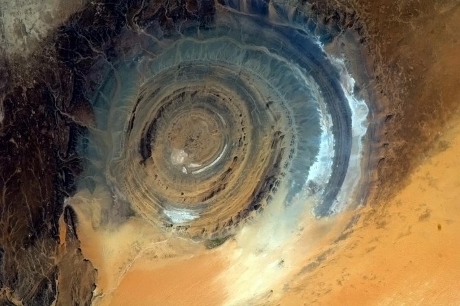 ISS - Richat Structure - Sahara