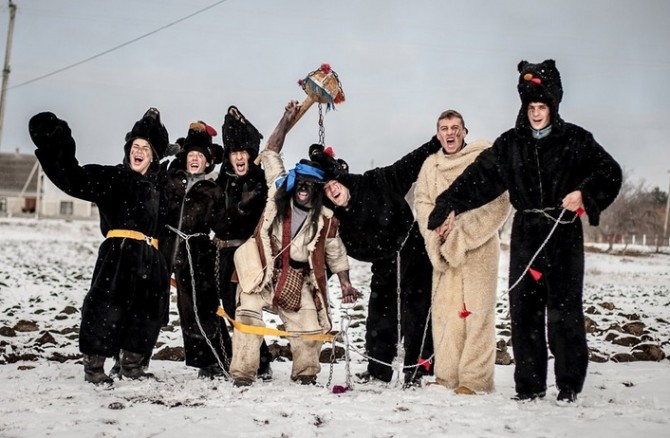 Malanka - new year festival - Ukraine, Belarus, Russia