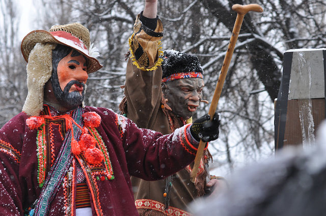 Malanka - new year festival - Ukraine, Belarus, Russia