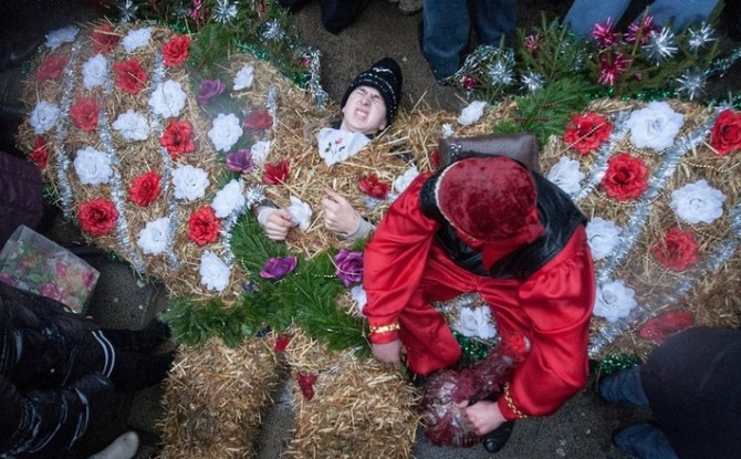 Malanka - new year festival - Ukraine, Belarus, Russia