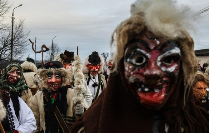 Malanka - new year festival - Ukraine, Belarus, Russia