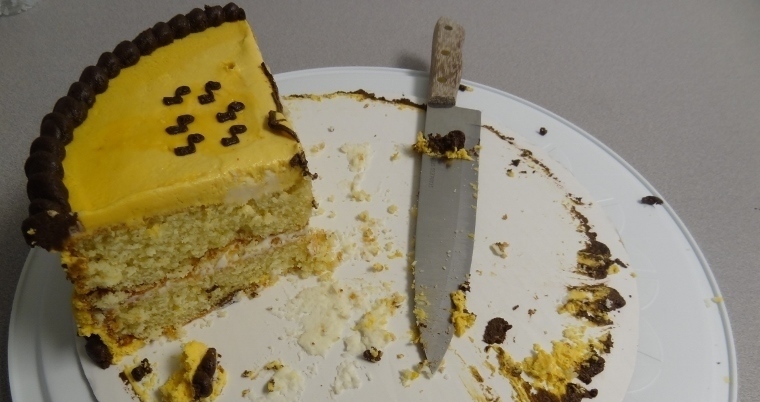 knife cake