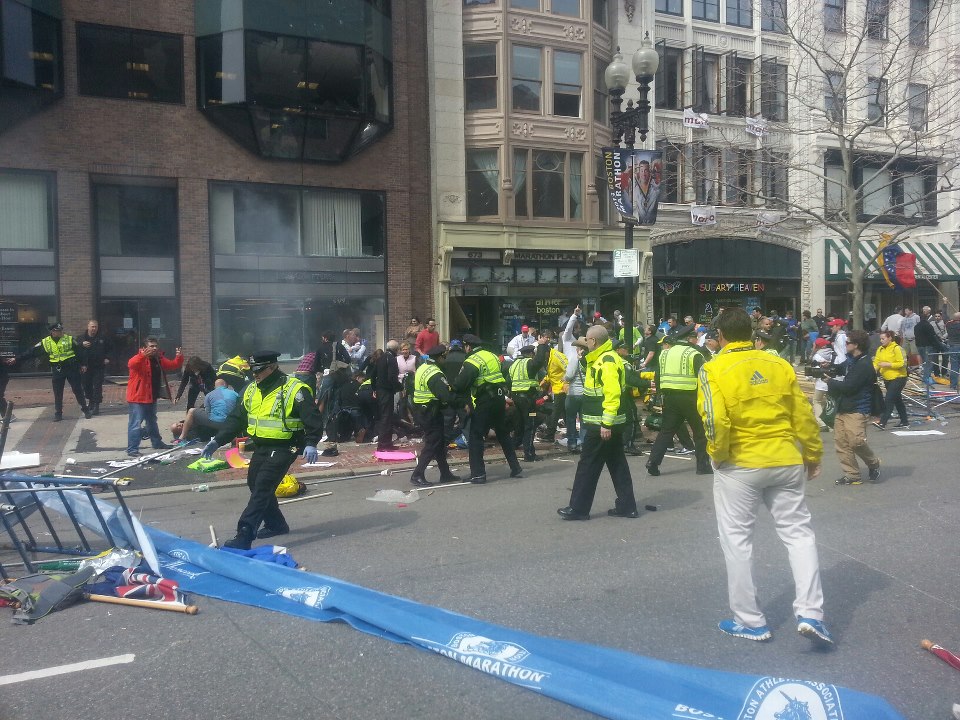 Explosions Reported At The Boston Marathon