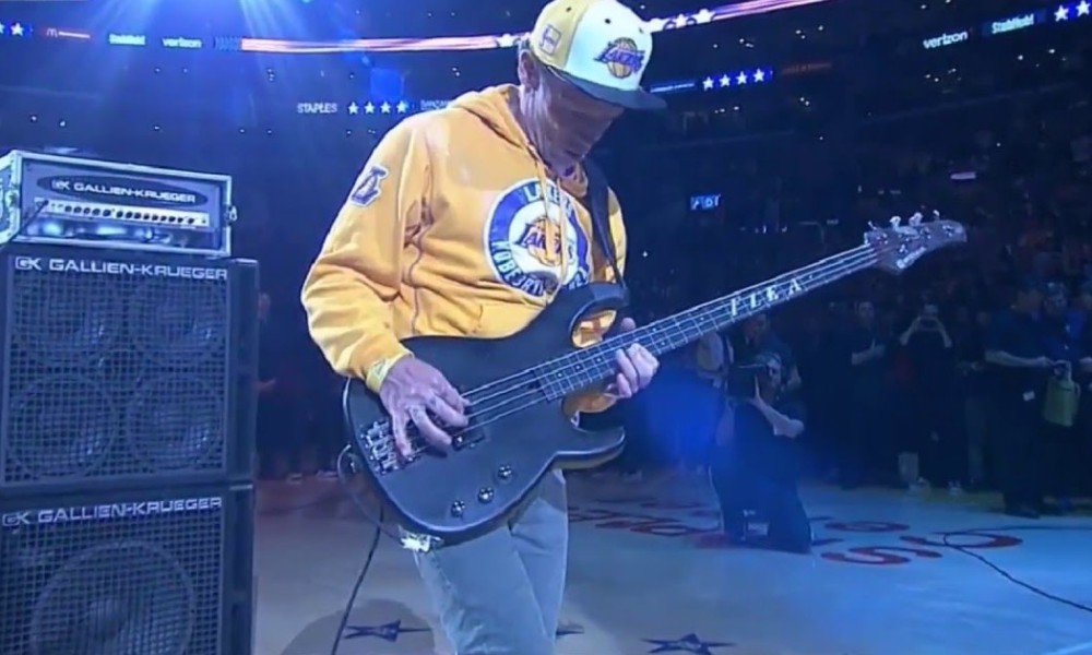 Flea Played The US National Anthem On His Bass Guitar And It Was The
