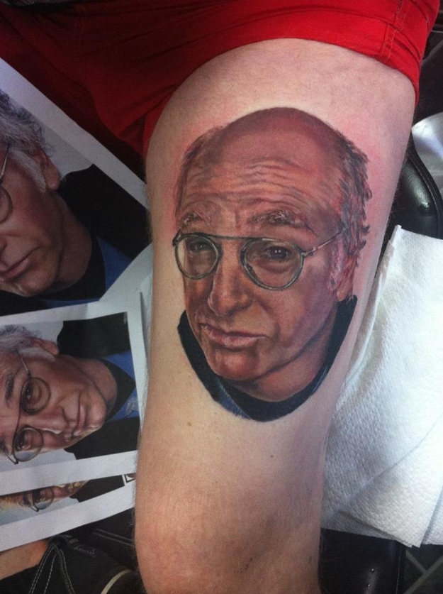 Larry David Tattoo 4