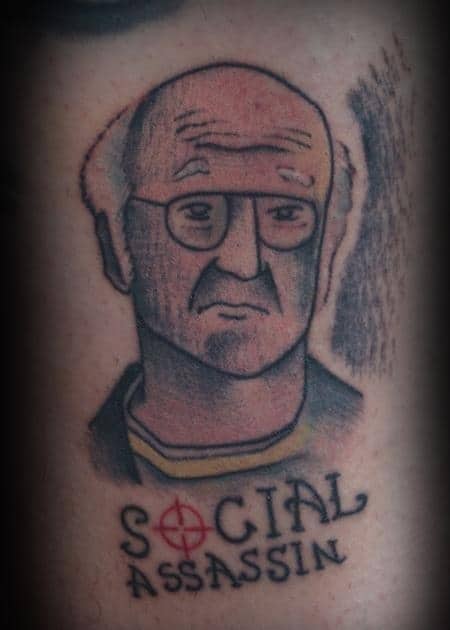 Larry David Tattoo 5