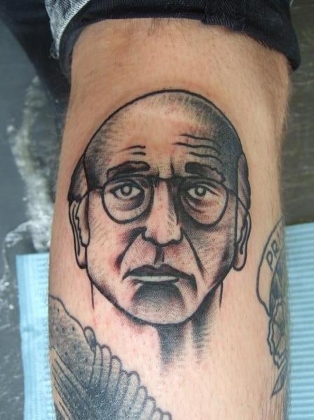 Larry David Tattoo 9