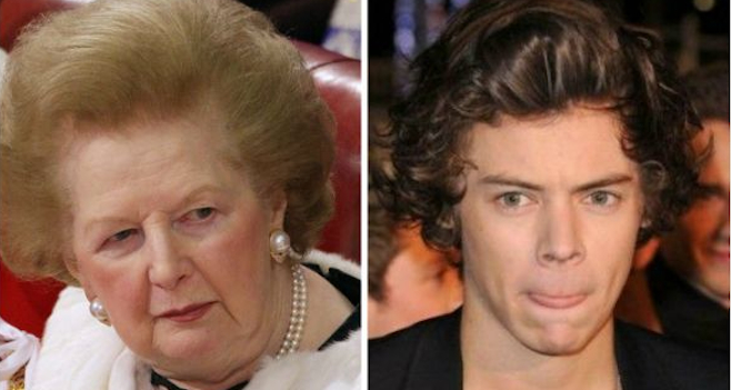 Margaret Thatcher Harry Styles