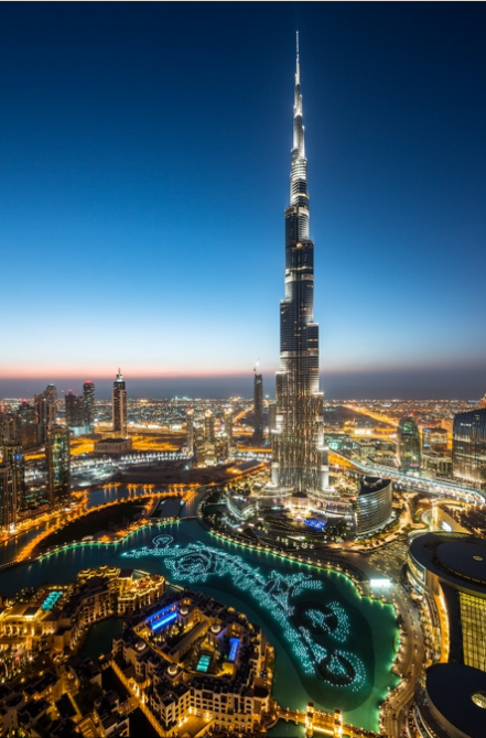 Russian Pyramid Guys Hit Dubai - Fountain Display & Tallest Building