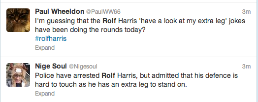 Rolf Harris Tweets 18