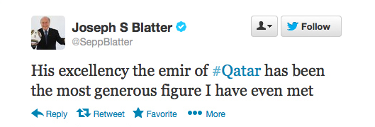 Sepp Blatter Twitter Hack 6