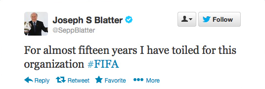 Sepp Blatter Twitter Hack 7