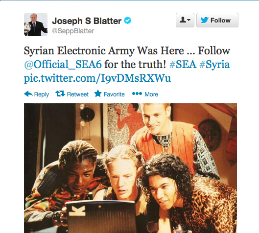 Sepp Blatter Twitter Hack 12