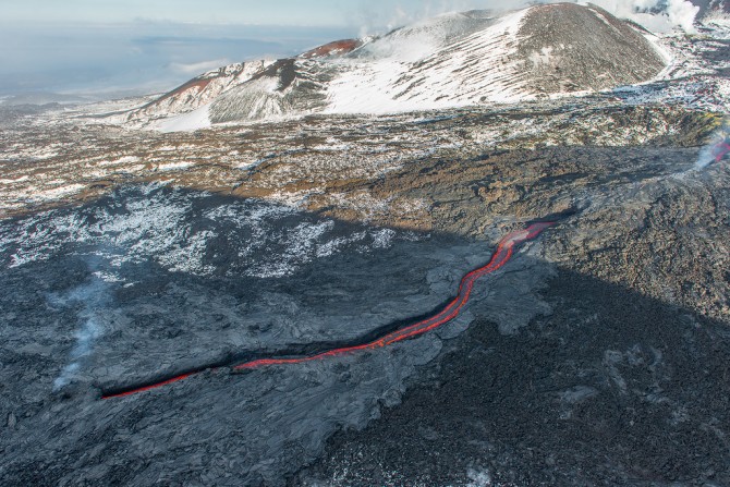 Tolbachic Volcano - Lusika33 - From Helicopter