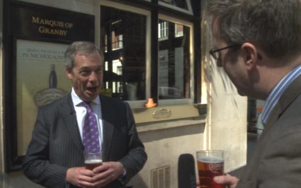 Farage drink 4