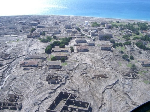 Montserrat - Plymouth - Aerial View 2