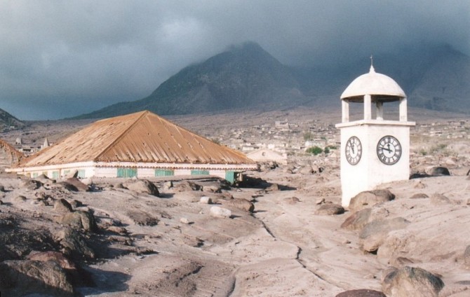 Montserrat - Plymouth - Clock