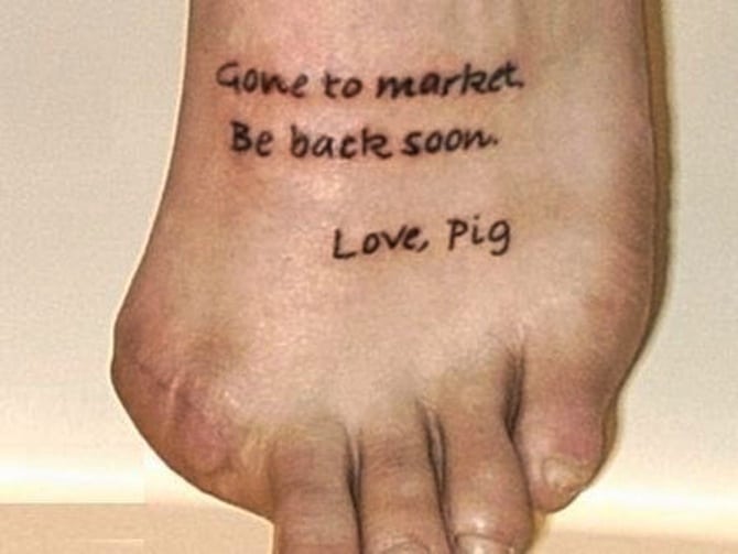 TOE TATTOO