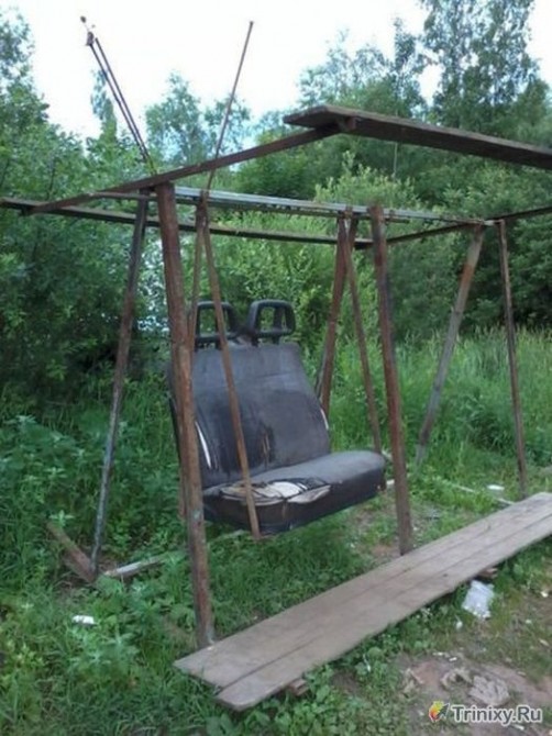 Awesome Photos From Russia With Love - Car Seat Swing