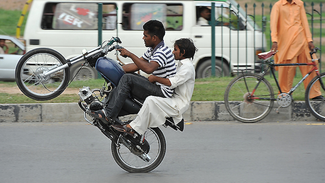 Pakistani Motorcyclist