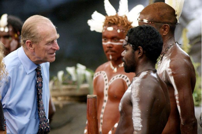 Prince Philip Aborigines