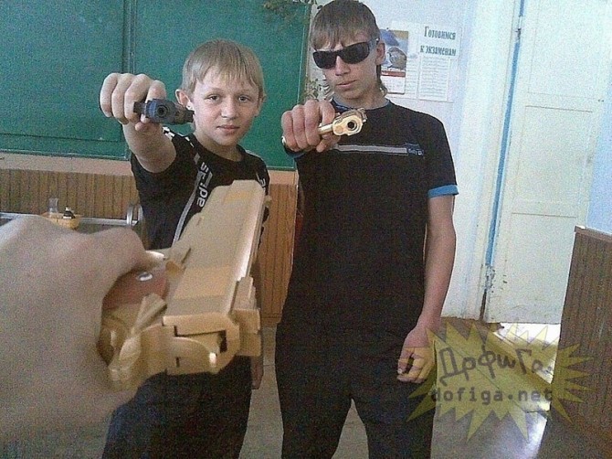 Russia With Love - Armed and Dangerous - Young Guns Plu Mullet