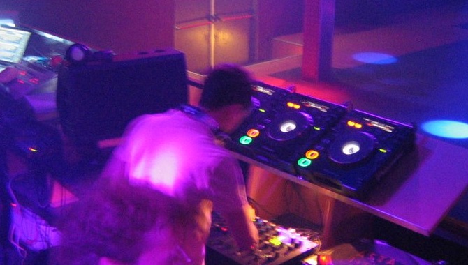 Young DJ With An Empty Dancefloor