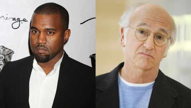 Kanye West Larry David