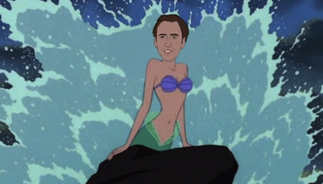 Nicolas Cage Disney Princesses